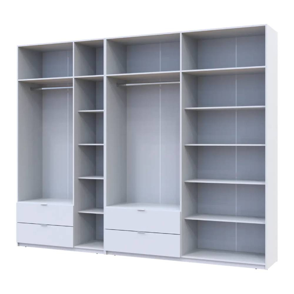 Шафа для одягу Doros Лукас Біла 3+4 ДСП 300х50х240 DRS-011688 (42005130) Дніпро - фото 3