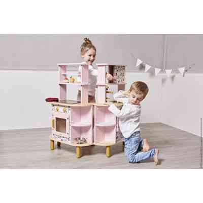 Ігровий набір Janod дерев'яна кухня двостороння (J06616) Вінниця