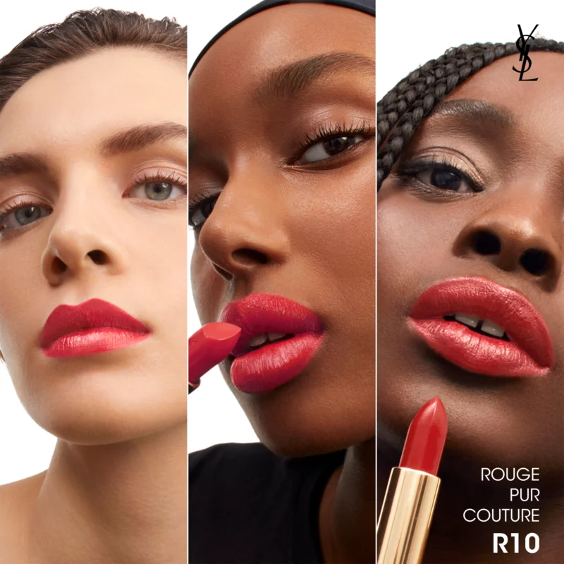 Помада для губ Yves Saint Laurent Rouge Pur Couture Caring Satin Lipstick R10 Effortless Vermillion Слов'янськ - фото 4