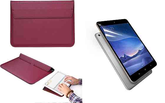 Чохол-конверт VitoCase для Xiaomi Mi Pad 2, Mi Pad 3, з функцією підставки для планшета Бордовий Київ