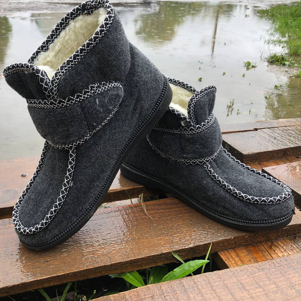 Дутики жіночі болонові 40р, Калоші жіночі водонепроникні, Бурки жіночі хутряні Бабуші домашні EW-85 Львів - фото 2