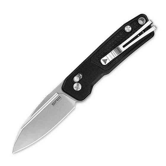 Ніж складаний кишеньковий SRM Scout (6.9 см) 14C28N / G10, чорний Рівне