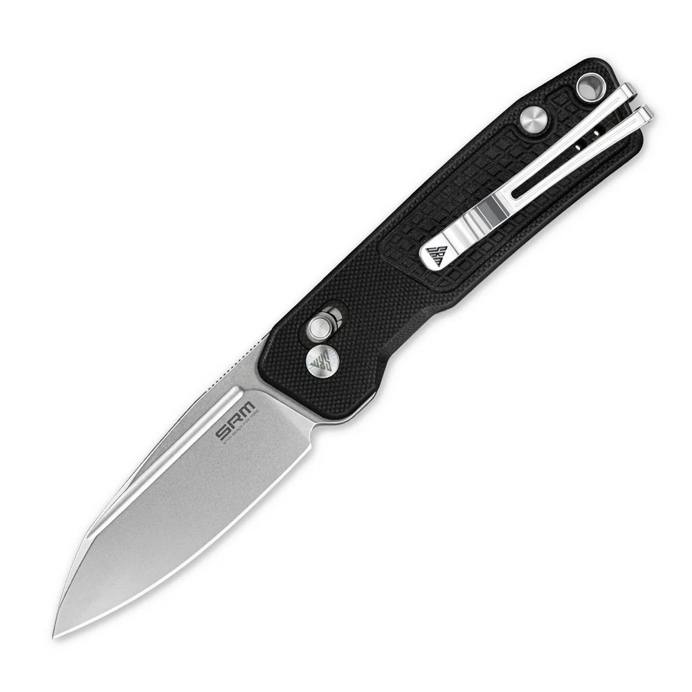 Ніж складаний кишеньковий SRM Scout (6.9 см) 14C28N / G10, чорний Рівне - фото 1