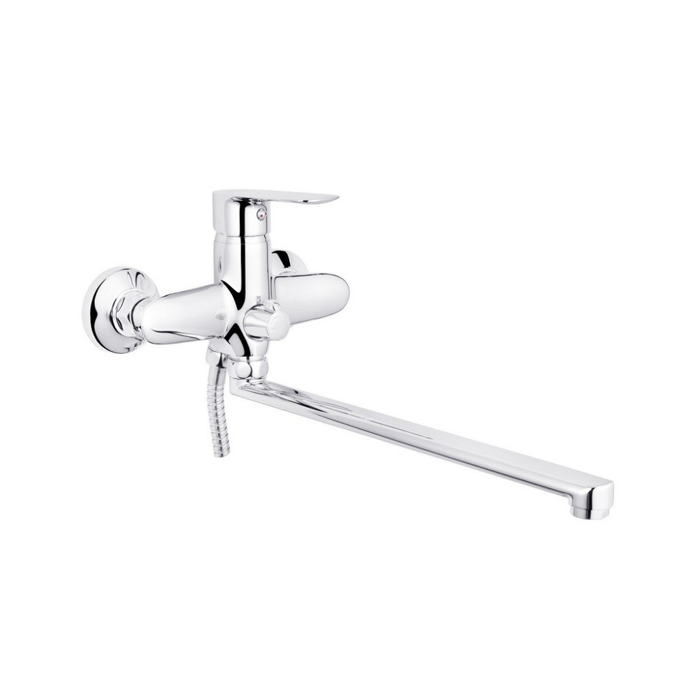 Змішувач для ванни Kroner KRM Main - C070 з душовим гарнітуром, хром Київ - фото 1