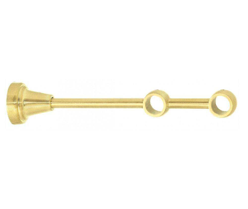 Тримач Orvit ЛИТИЙ дворядний до стіни 16\16 мм ЗОЛОТО МАТОВЕ Львов - изображение 1