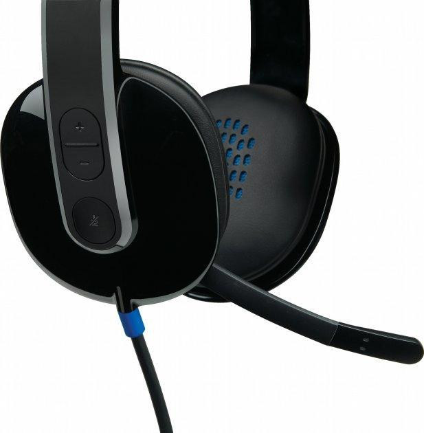 Гарнітура Logitech H540 USB (981-000480) Чорний Харків - фото 6