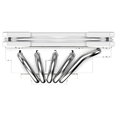 Кулер для процессора ID-Cooling IS-55 ARGB White Винница - изображение 4