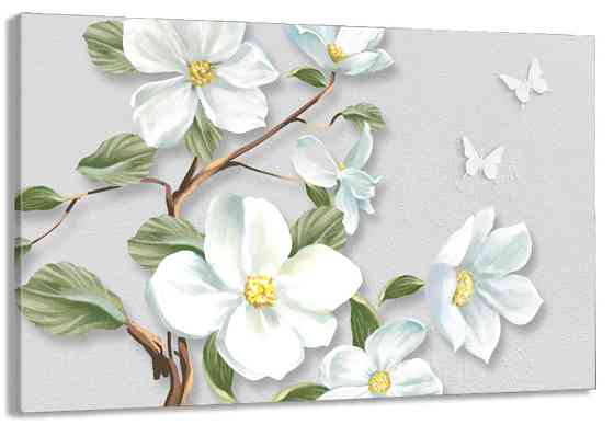 Картина холст в гостиную / спальню  Квіти      MLP_301 80х160см Киев