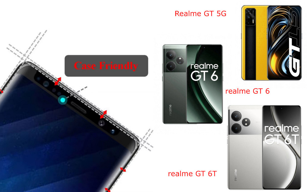 Захисне скло HyperGlass Pro для Realme GT 5G, realme GT 6, realme GT 6T – максимальна чутливість та захист Київ - фото 4