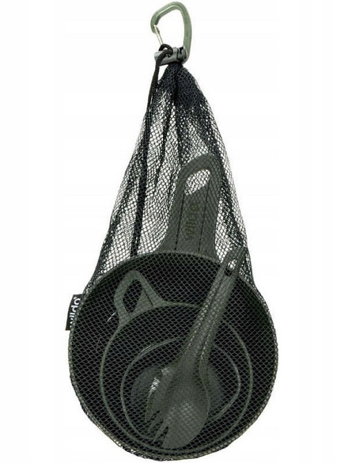 Туристичний Набір Посуди на 1 персону з 4 частин + карабін Wildo "Adventurer Travel" (14673101) Olive Нововолинськ - фото 8