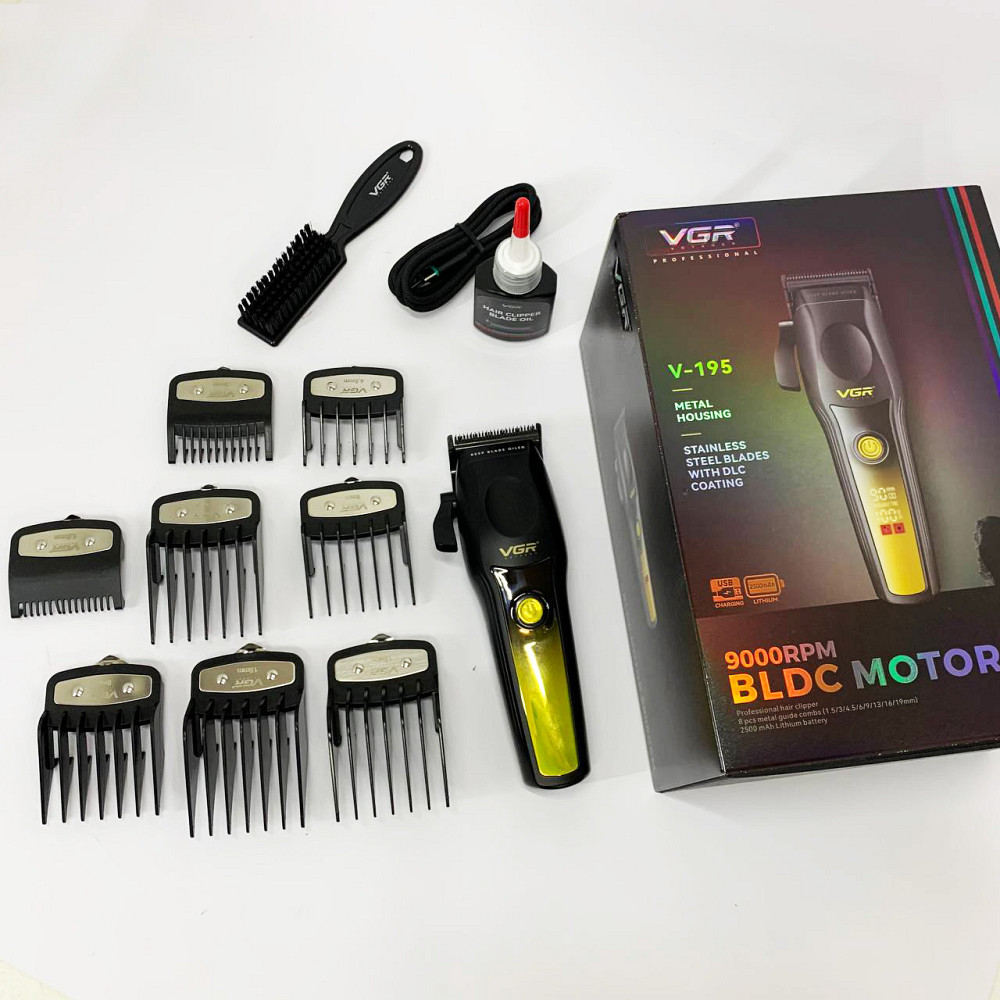 Професійна машинка для стрижки волосся VGR, Електрична акумуляторна машинка для стрижки LK-18 Львів - фото 6