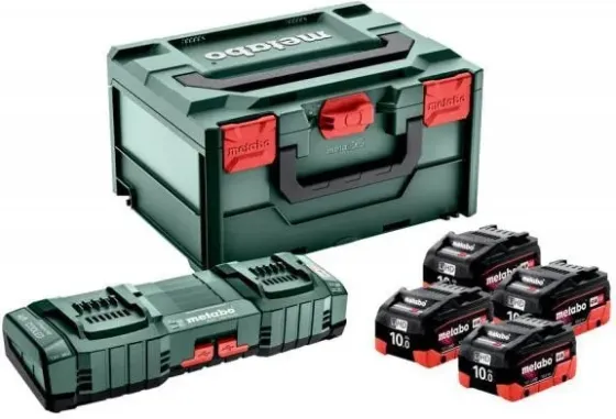 Metabo 4 Акумулятори LiHD 18V/10.0Ah + ładowarka ASC 145 DUO metaBOX 685143000 Киев