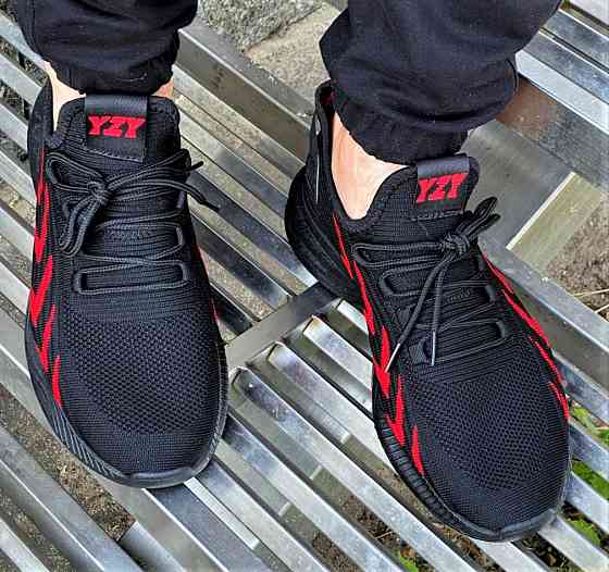 Кросівки Чоловічі Чорні Тканинні Boost Пінка (розміри: 43) - 202-1 Дніпро