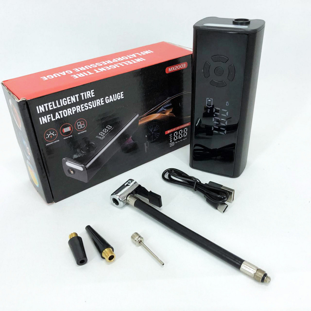 Портативный компрессор для машины MX20033, Мощный портативный воздушный компрессор насос KQ-57 Киев - изображение 9