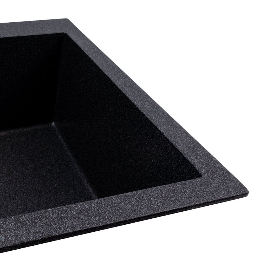 VALESO Кухонна гранітна мийка 5750 DAVINA VALESO карбон Коломыя - изображение 4