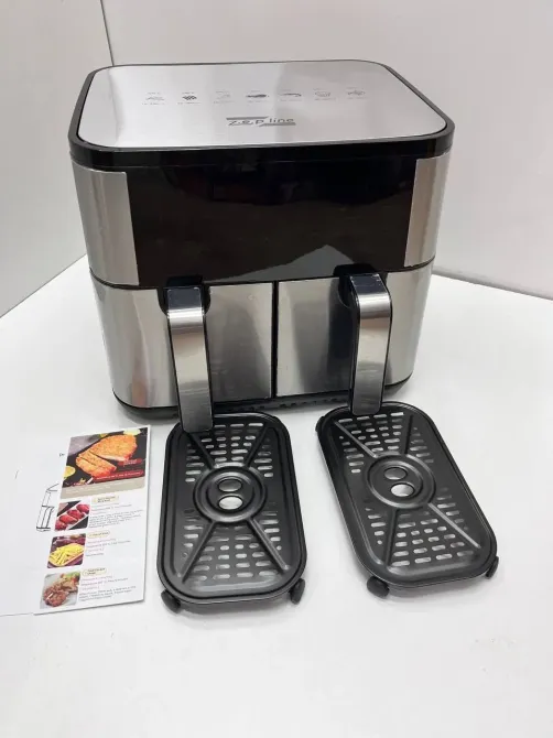 Аэрофритюрница на 2 чаши Zepline ZP-209 с мощностью 4000Вт на 12л Коломия - фото 2