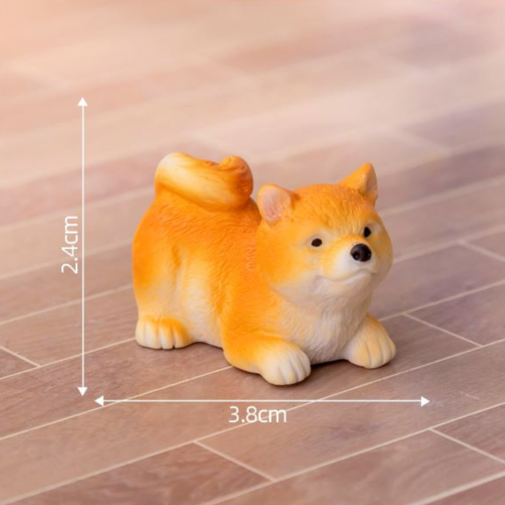 Миниатюрные фигурки Щенки Сиба-ину для флорариума, мини-сада,  миниатюры, хендмейда и творчества Одесса - изображение 5