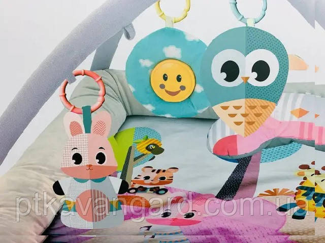 Развивающий коврик для новорожденных с мягкими бортиками, дугами, игрушками BY-A 185 Хмельницкий - изображение 4