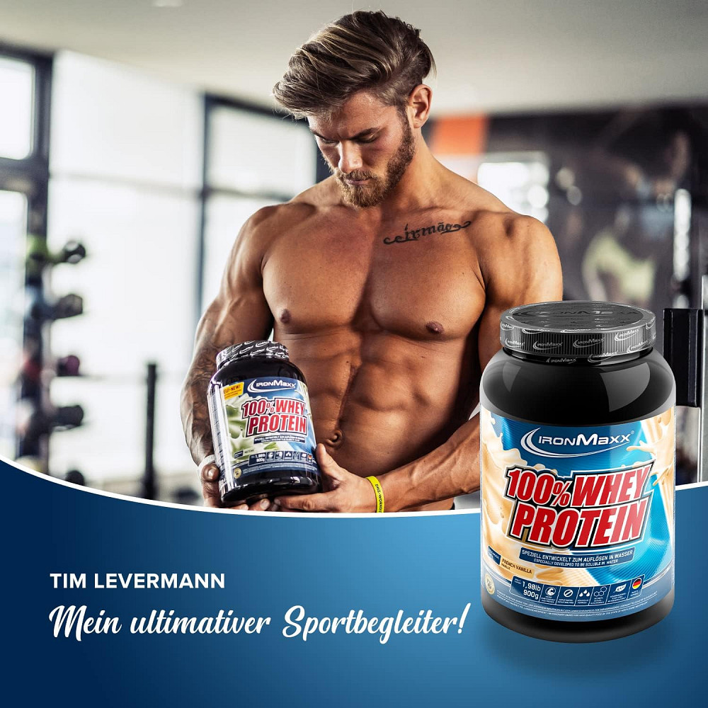 Протеїн Ironmaxx 100% Whey Protein 900 g (French vanilla) Луцьк - фото 4