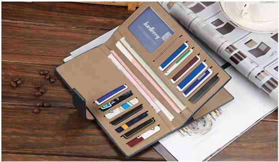 Мужской кошелек Baellerry Business Black Винница