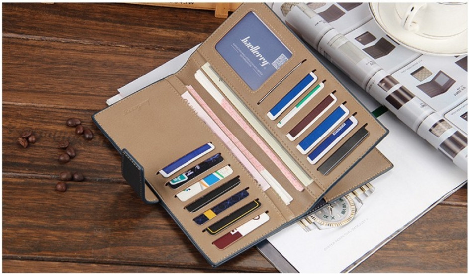 Чоловічий гаманець Baellerry Business Black Вінниця - фото 5