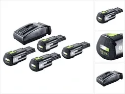 Zestaw energetyczny Festool 4x BP 18 Li 3.0 Ergo I Акумулятор V 3,0 Ah / 3000 mAh Li-Ion ( 577704 ) + ładowarka TCL 6 201135 Киев