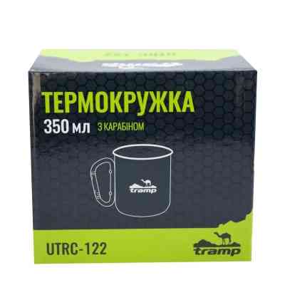 Чашка туристична Tramp 350 мл з карабіном Olive (UTRC-122-olive) Вінниця