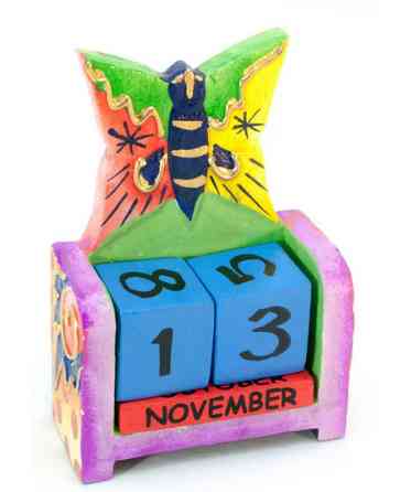 Календар настільне дерево Метелик Київ