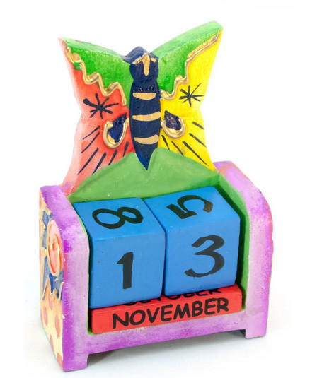 Календар настільне дерево Метелик Київ - фото 1