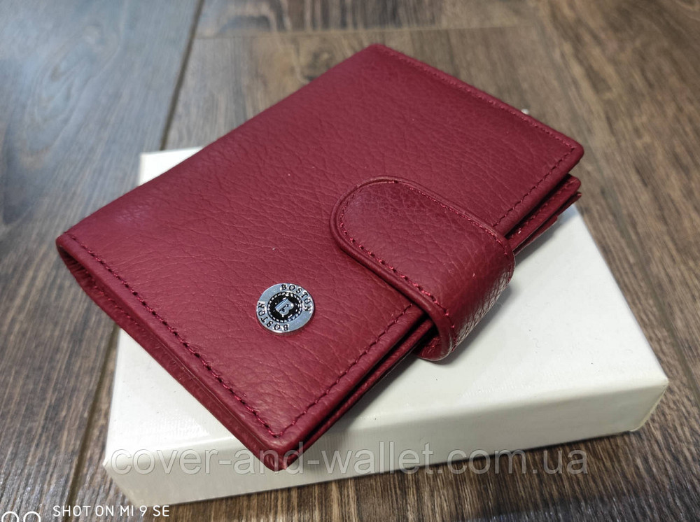 Жіночий шкіряний картхолдер для авто документів та ID карти Київ - фото 1