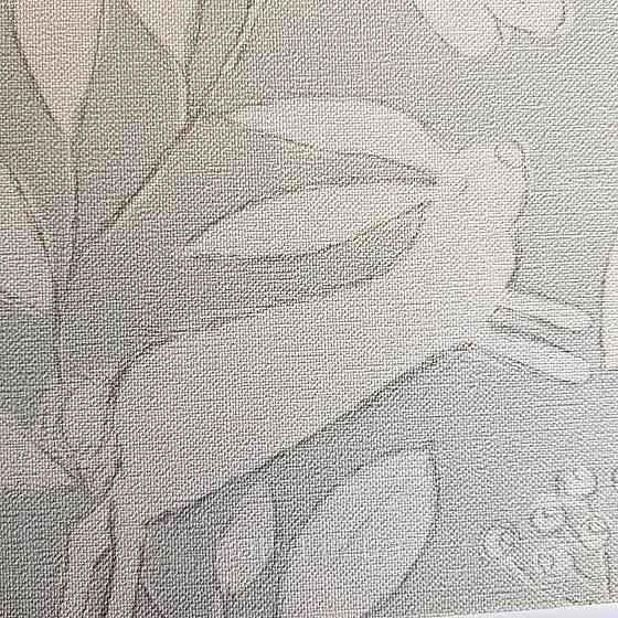 Флізелінові шпалери дитячі BN Doodleedo 0,53 х 10 м тварини олені зайці квіти листя білі на сірому Київ