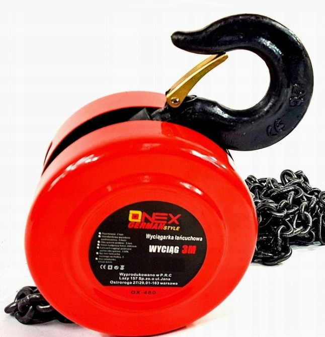 Лебедка ручная цепная 2т BX-7003,Лебидка цепная 2000 кг,Тали 2 тонны Львов - изображение 9