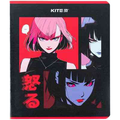 Зошит Kite Anime 48 аркушів, клітинка (K24-259-2) Вінниця