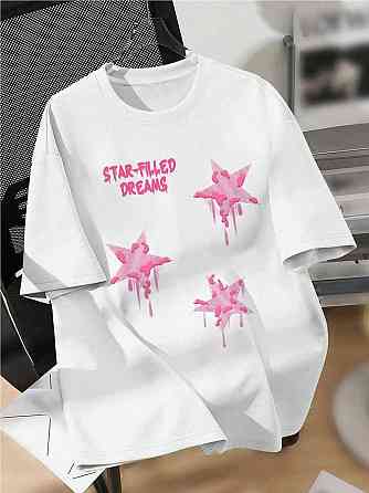 Футболка жіноча з принтом  48 Біла 2664085714 Дніпро