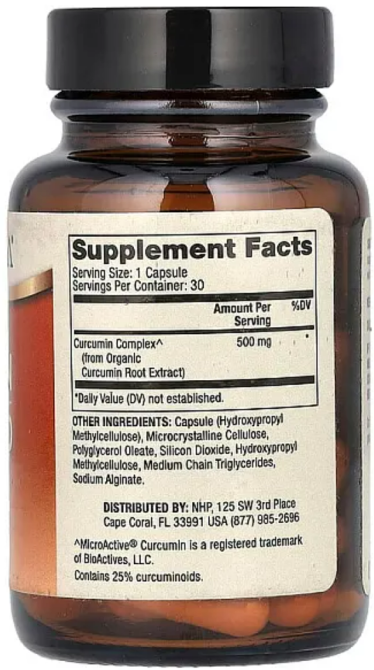 Куркумин Dr. Mercola Curcumin Advanced 30 капс Киев - изображение 2