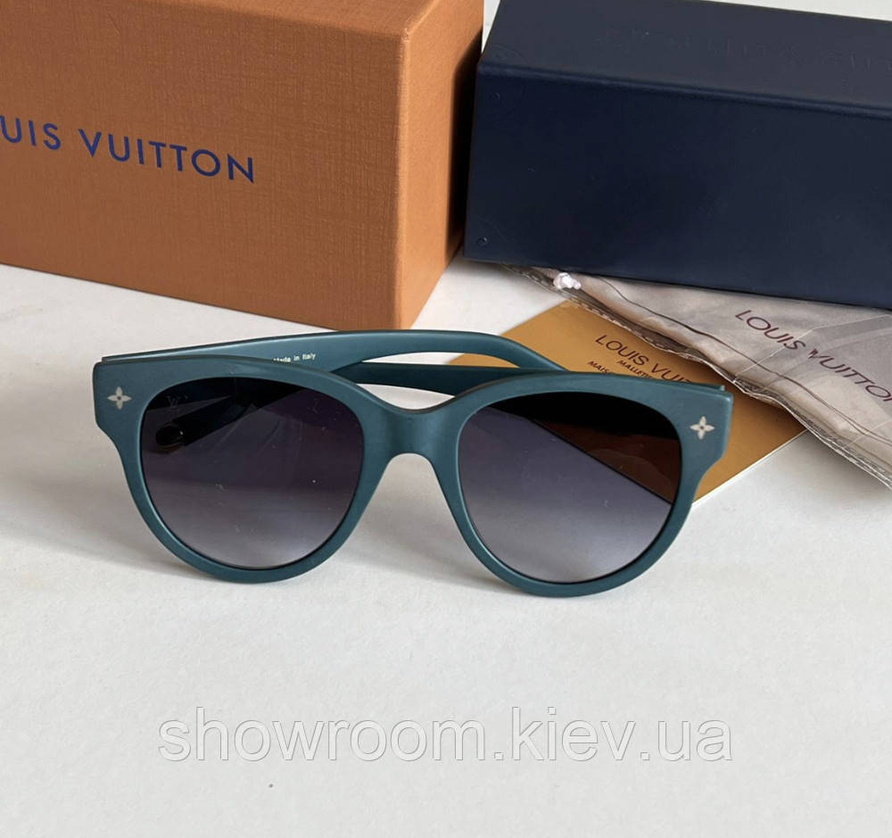 Жіночі сонцезахисні окуляри Lv (1523) green LUX Київ - фото 1