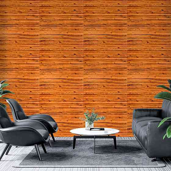 Декоративна самоклеюча 3D панель Бамбук Дерево Київ