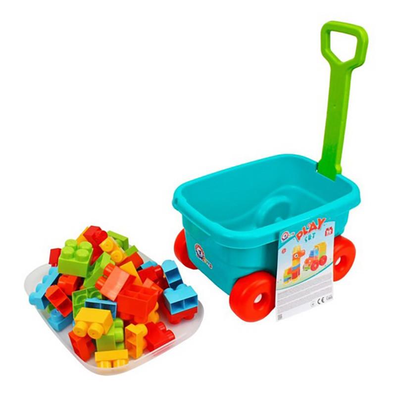 Дитячий конструктор "Візок" 1393TXK 50 деталей Вінниця - фото 2