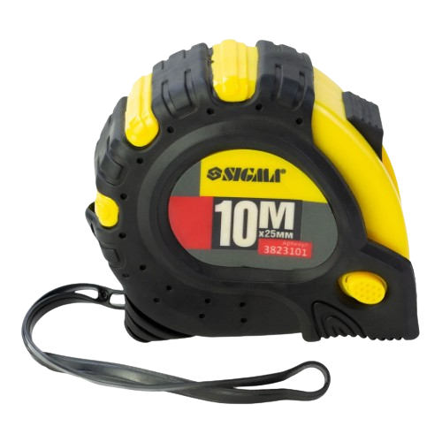 Рулетка магнітна фіксатор + гальмо 10м*25мм SIGMA Житомир - изображение 3