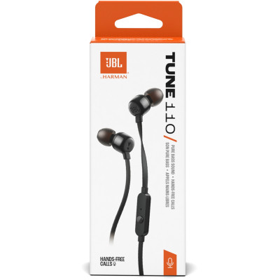 Наушники JBL Tune 110 Eco Black (JBLT110BLKE) Винница - изображение 4