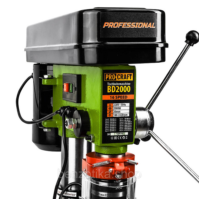 Свердлильний верстат Procraft BD2000 Київ - фото 5