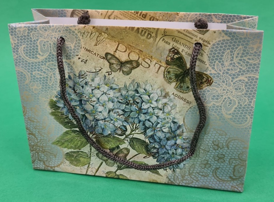 Пакет бумажный малый горизонтальный 11/18/5(арт М018) (12 шт) Харьков - изображение 1