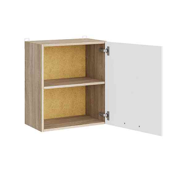 Кухонный модуль верхний Эверест Эко 500 дуб сонома/нимфея альба (белый) 50х30х58 см (DTM-071011) Львов