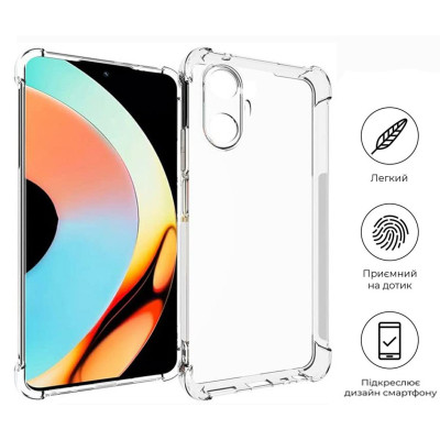 Чохол до мобільного телефона BeCover Anti-Shock Realme 10 Pro Plus 5G Clear (709333) Вінниця - фото 5