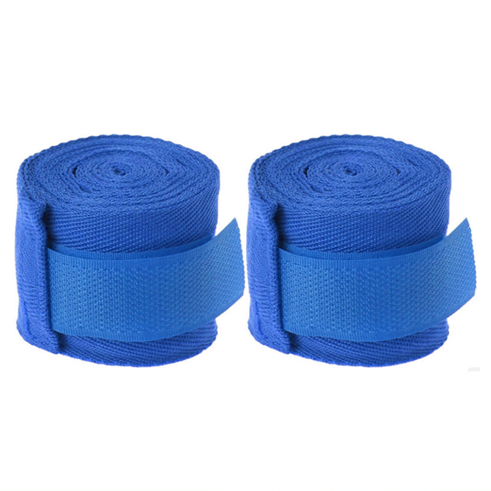 Боксерские бинты Hard BOX-HT1BL 3м синие Винница - изображение 1