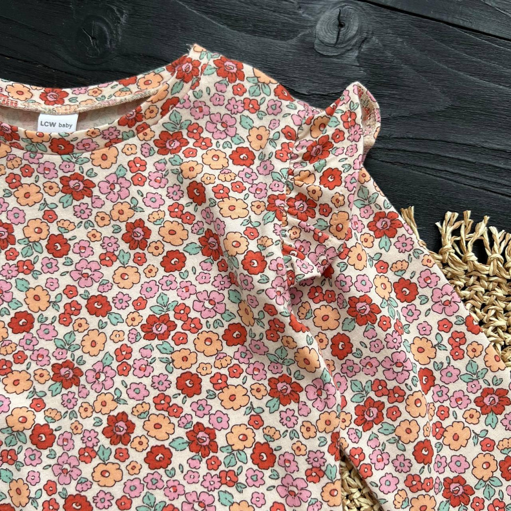 Дитяча Кофта для Дівчинки LC Waikiki з Квітковим Принтом 12-18міс (80-86см) пакунок малюка Киев - изображение 5