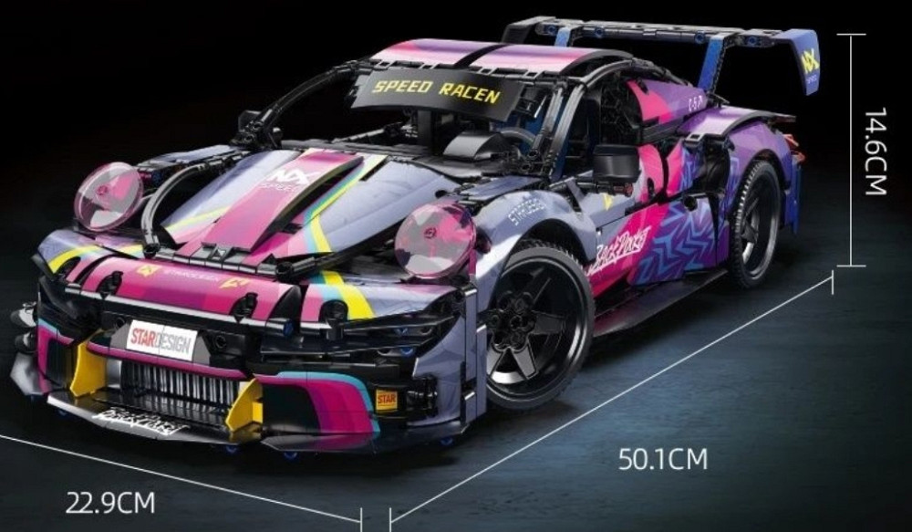 Конструктор Technic Porsche Cyberpunk Лего Техник Порш Киберпанк 1611. Киев - изображение 7