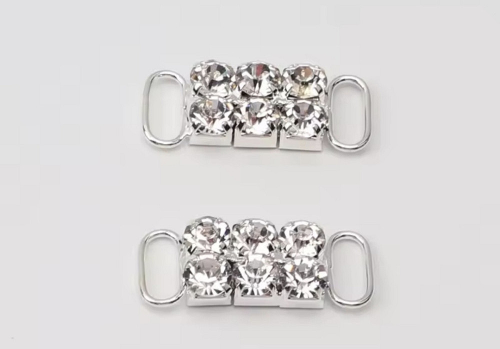 Прикраса для взуття 2 шт Сріблястий 3 Смела - изображение 1