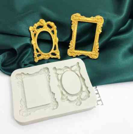 Силиконовая форма Рамки 70 на 95 мм серый Киев