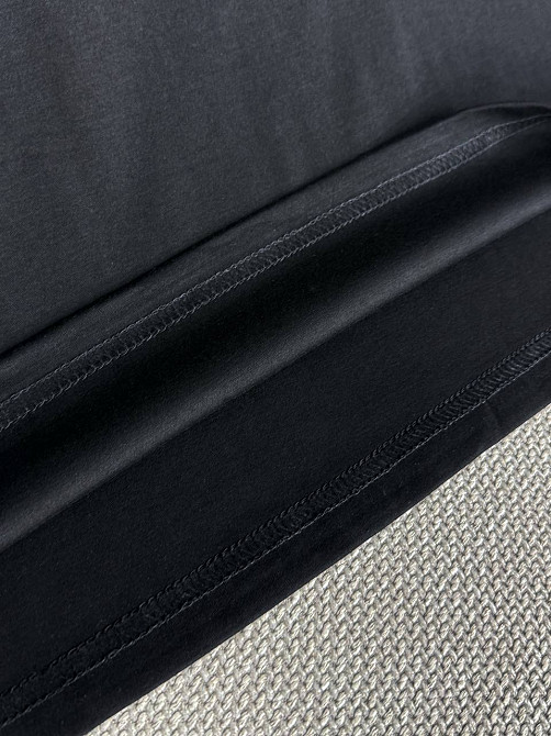 Футболка жіноча A-N 30096 базова напівоверсайз з вишивкою, чорний, one size Київ - фото 12